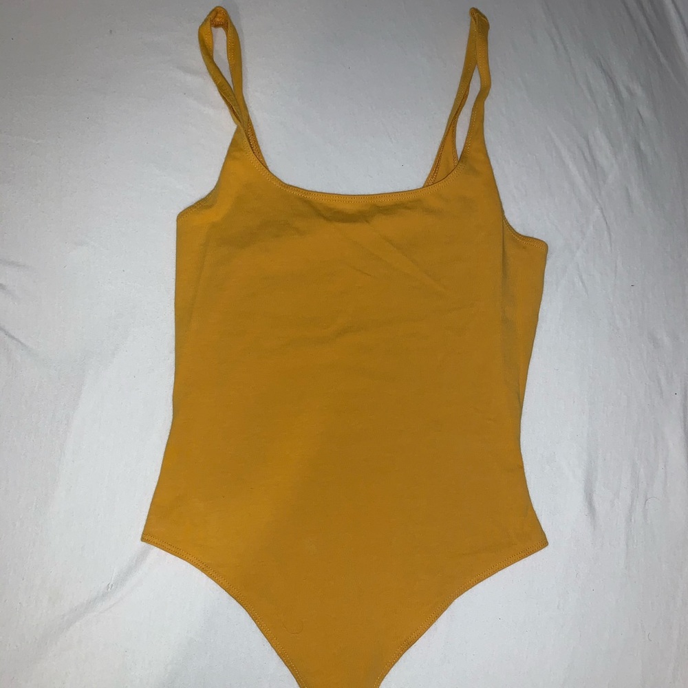 Mustard Yellow Tank Top Bodysuit
